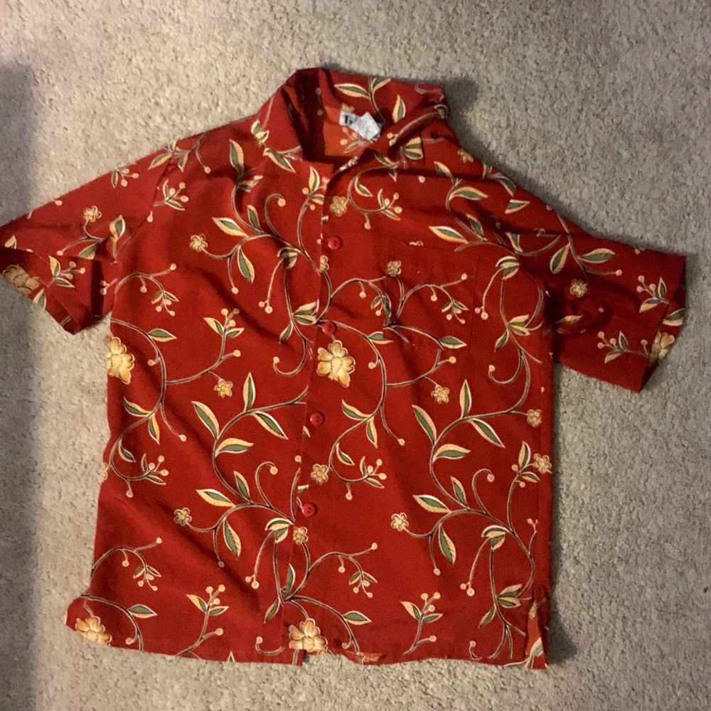 Autum floral Button Down